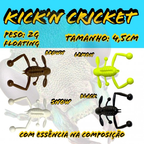 Isca Soft Sea Lures Kick’n Cricket FLOATING 4,5cm 2gr - 3UN
